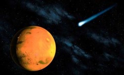 Cometa collisione Marte