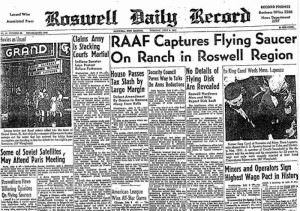 Ammissioni UFO gennaio 1957