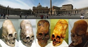 teschi in Vaticano