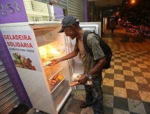 frigorifero di strada in brasile