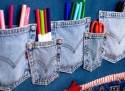 Riciclare vecchi jeans